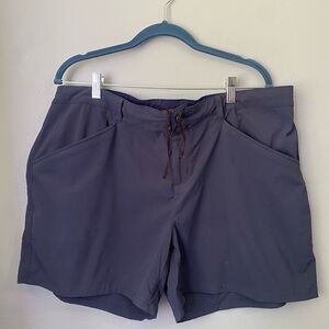 Navy Blue Patagonia Nylon Shorts